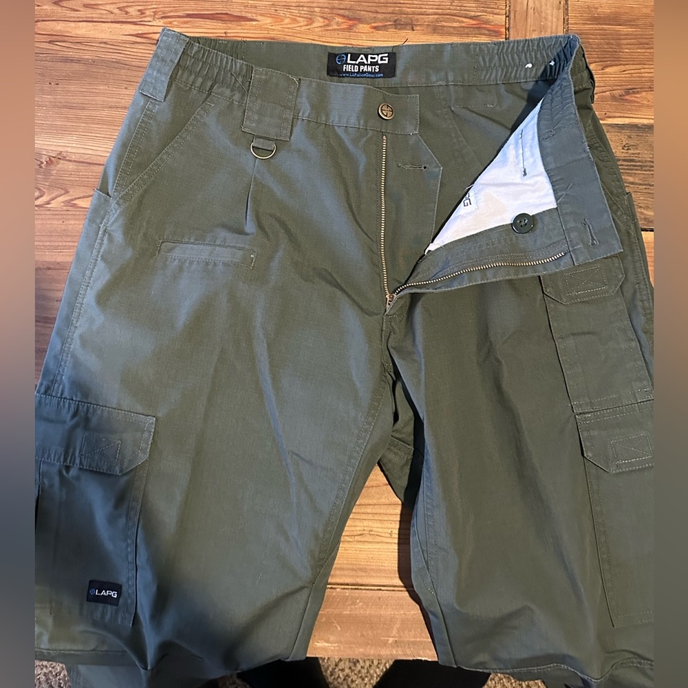 LAPG (LA police gear) tactical field pants. Green